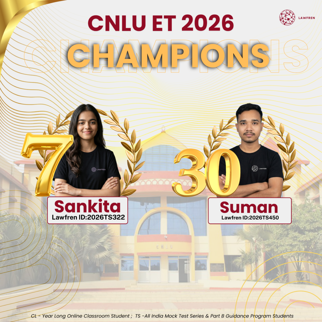 Lawfren CNLU-ET 2026 Toppers